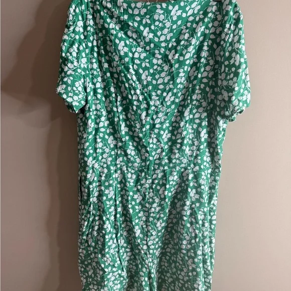 Abercrombie and Fitch Green Floral Women's romper large - Picture 13 of 15